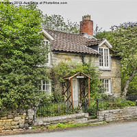 Buy canvas prints of Country Cottage Lastingham by Trevor Kersley RIP