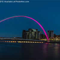 Buy canvas prints of Night on the Tyne by Trevor Kersley RIP