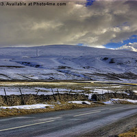 Buy canvas prints of Snow in the Dales by Trevor Kersley RIP