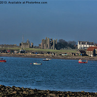 Buy canvas prints of Holy Island Harbour by Trevor Kersley RIP