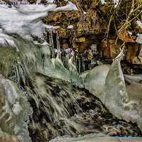 Buy canvas prints of Water and Icicles by Trevor Kersley RIP