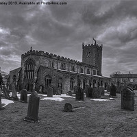 Buy canvas prints of St Oswalds Church  Askrigg by Trevor Kersley RIP