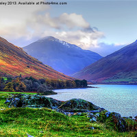 Buy canvas prints of Autumn at Wastwater Lake District by Trevor Kersley RIP