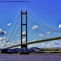 Buy canvas prints of Humber Bridge by Trevor Kersley RIP