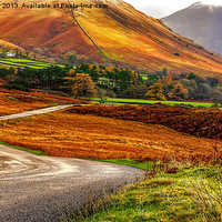 Buy canvas prints of The Road to Wasdale Lake District by Trevor Kersley RIP