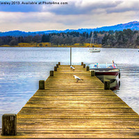 Buy canvas prints of Along the Jetty by Trevor Kersley RIP