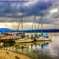 Buy canvas prints of Yachts on Lake Windermere by Trevor Kersley RIP