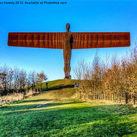 Buy canvas prints of Angel of the North by Trevor Kersley RIP