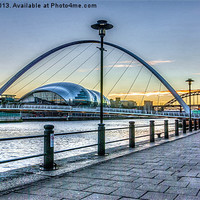 Buy canvas prints of Newcastle Quayside by Trevor Kersley RIP