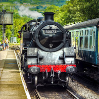 Buy canvas prints of Arriving at the Station by Trevor Kersley RIP