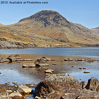 Buy canvas prints of The Bleakness of WastWater by Trevor Kersley RIP