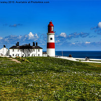 Buy canvas prints of Souter Lighthouse by Trevor Kersley RIP