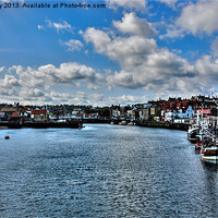 Buy canvas prints of Whitby Harbour by Trevor Kersley RIP