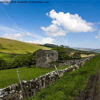 Buy canvas prints of Along a Yorks Dales Road by Trevor Kersley RIP