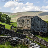 Buy canvas prints of Yorks Dales Stone Barn by Trevor Kersley RIP