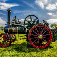 Buy canvas prints of Ransome Steam Tractor by Trevor Kersley RIP