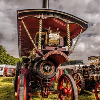 Buy canvas prints of The Burrell Road Locomotive by Trevor Kersley RIP