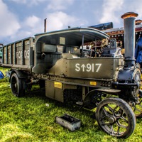 Buy canvas prints of WD Road Steam Truck by Trevor Kersley RIP