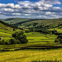 Buy canvas prints of Swaledale Yorkshire Dales by Trevor Kersley RIP