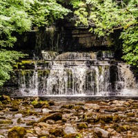 Buy canvas prints of Cotter Force Yorks Dales by Trevor Kersley RIP