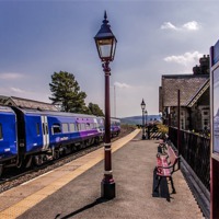 Buy canvas prints of Dent Station Cumbria by Trevor Kersley RIP