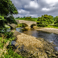 Buy canvas prints of River Swale by Trevor Kersley RIP