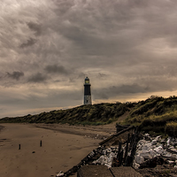Buy canvas prints of The Beach Spurn Point by Trevor Kersley RIP