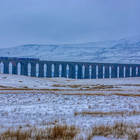 Buy canvas prints of Crossing The Viaduct by Trevor Kersley RIP