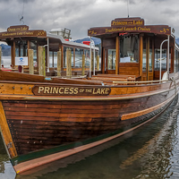 Buy canvas prints of Princess of the Lake by Trevor Kersley RIP