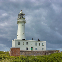 Buy canvas prints of Flamborough Head Lighthouse by Trevor Kersley RIP