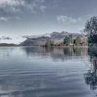 Buy canvas prints of Derwentwater Lake District by Trevor Kersley RIP