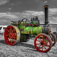 Buy canvas prints of Vintage Steam Traction Engine by Trevor Kersley RIP