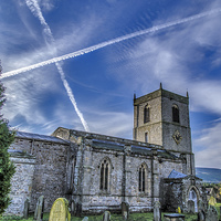 Buy canvas prints of Cross in the Sky by Trevor Kersley RIP