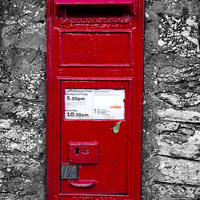 Buy canvas prints of Victorian Post Box by Trevor Kersley RIP