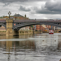 Buy canvas prints of Skeldergate Bridge York by Trevor Kersley RIP