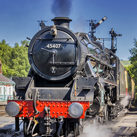 Buy canvas prints of The Age of Steam by Trevor Kersley RIP
