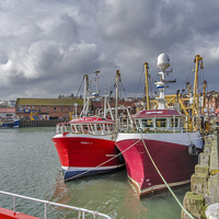 Buy canvas prints of The Fishing Fleet by Trevor Kersley RIP