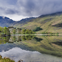 Buy canvas prints of Buttermere Reflections by Trevor Kersley RIP