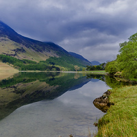 Buy canvas prints of Buttermere Lake District by Trevor Kersley RIP