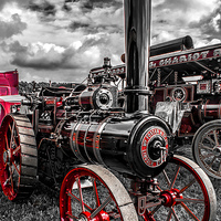 Buy canvas prints of Foster Traction Engine by Trevor Kersley RIP