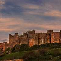 Buy canvas prints of Bamburgh Castle by Trevor Kersley RIP