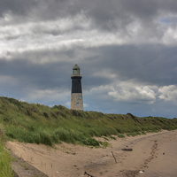 Buy canvas prints of Spurn Point Lighthouse by Trevor Kersley RIP