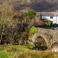 Buy canvas prints of River Cottage by Trevor Kersley RIP