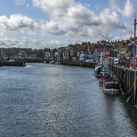 Buy canvas prints of Whitby Harbour by Trevor Kersley RIP