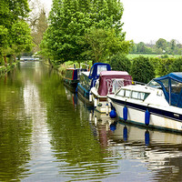 Buy canvas prints of Down the Canal by Trevor Kersley RIP