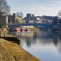 Buy canvas prints of River Ouse - York by Trevor Kersley RIP