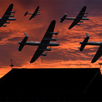 Buy canvas prints of Lancaster sunset by Jason Connolly