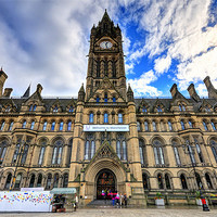 Buy canvas prints of Manchester Town Hall by Jason Connolly