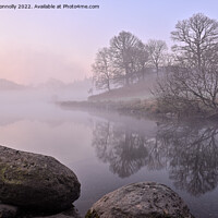 Buy canvas prints of Mist Along The Brathay by Jason Connolly
