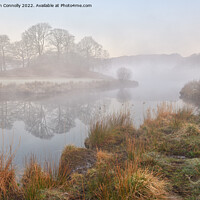 Buy canvas prints of Morning Mist Along The Brathay by Jason Connolly